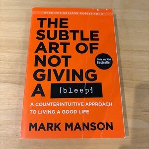 The Subtle Art of Not Giving a [Bleep] Book by Mark Manson Paperback